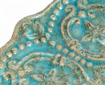 DEKORACYJNA PATERA Azzurro Old w Stylu Vintage Belldeco