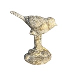 DEKORACYJNY PTASZEK Gold Stone w Stylu Vintage Old Belldeco