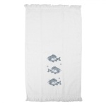 RĘCZNIK KUCHENNY Z MOTYWEM RYB Blue Fishes Clayre & Eef