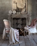 PROWANSALSKI PORTAL KOMINKA FRAGONARD Blanc MariClo'