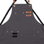 FARTUCH KUCHENNY SZARY Barista Apron Vintage Styl Clayre & Eef