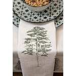 PROWANSALSKA PODUSZKA W STYLU Vintage Drzewa Beige Green Clayre & Eef