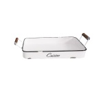 PROWANSALSKIE TACE EMALIOWANE Z UCHWYTAMI 2 SZTUKI Cusine Antic Line