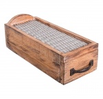 POJEMNIK DREWNIANY Z UCHWYTEM Vintage Cuisine Antic Line