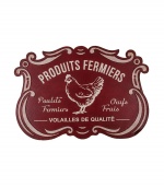 TABLICA Reklamowa Produits Fermiers Antic Line