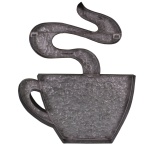 DEKORACYJNY SZYLD ŚCIENNY CAFE Vintage Old Antic Line