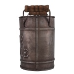 POJEMNIK METALOWY NA PŁYN DO NACZYŃ Vintage Old Antic Line