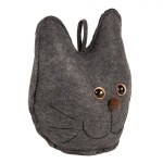 OZDOBNY STOPER DO DRZWI KOT Country Style Grey Clayre & Eef