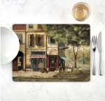 PODKŁADKI STOŁOWE DUŻE Paryż Parisian Scene 4 szt.Pimpernel