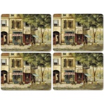 PODKŁADKI STOŁOWE DUŻE Paryż Parisian Scene 4 szt.Pimpernel