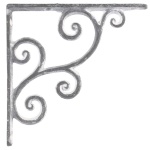 PROWANSALSKI WSPORNIK OZDOBNY Antique Grey 15 Rustic Styl Chic Antique