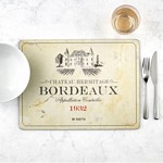 PODKŁADKI STOŁOWE DUŻE Francuskie Wina Bordeaux 4 szt.Pimpernel