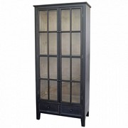Witryna w Stylu Skandynawskim Chic Antique Czarna