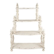 REGAŁ POSTARZANY Z PÓŁKAMI Classic White Clayre & Eef