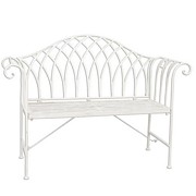 METALOWA ŁAWKA Garden Cream Clayre & Eef