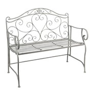 METALOWA ŁAWKA Vintage Grey Clayre & Eef