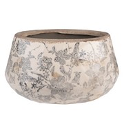 DONICA Country Style Grey Flowers Clayre & Eef