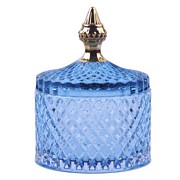POJEMNIK SZKLANY Blue Bohemia 2 Clayre & Eef