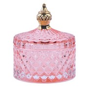 POJEMNIK SZKLANY Pink Bohemia 3 Clayre & Eef