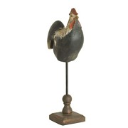 DEKORACJA KOGUT Rooster Country Black Clayre & Eef