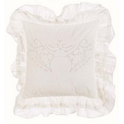 PODUSZKA Z HAFTEM White Blanc MariClo'
