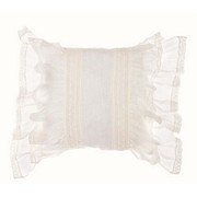 PODUSZKA Z FALBANAMI White Blanc MariClo'