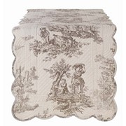 BIEŻNIK TOILE DE JOUY Blanc MariClo'