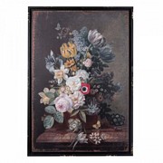 OBRAZ Vintage Floreal 2 Blanc MariClo'