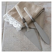 ŁOPATKA I NÓŻ DO CIASTA Chic Antique A