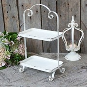 Piętrowa Patera W Stylu Prowansalskim Chic Antique Metalowa B