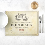 PODKŁADKI DUŻE Vin de France Bordeaux 4 szt.