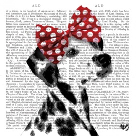 DEKORACYJNE SERWETKI PAPIEROWE Z NAPISEM Dog In Love