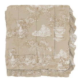 PROWANSALSKA NARZUTA TOILE DU BORGO BEIGE Blanc MariClo'