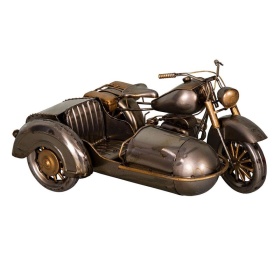 REPLIKA MOTOCYKLA MODEL W KOLORZE STALOWYM Vintage Old 2 Antic Line