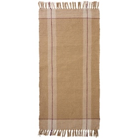 OZDOBNY DYWAN BAWEŁNIANY RUSTIC Cream Beige Red Ib Laursen