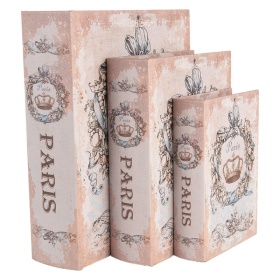 VINTAGE KSIĄŻKI OZDOBNE Romantic Paris Clayre & Eef