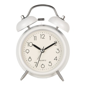 PROWANSALSKI ZEGAR BUDZIK Modern White Clayre & Eef