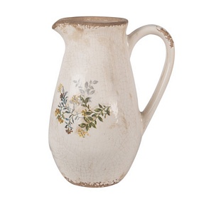 DZBANEK CERAMICZNY Beige Flowers Clayre & Eef