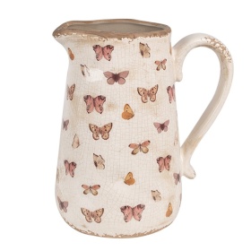 PROWANSALSKI DZBANEK CERAMICZNY Romantic Butterflies Clayre & Eef
