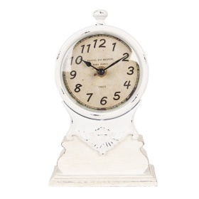 DEKORACYJNY ZEGAR STOJĄCY Brocante White 1 Clayre & Eef