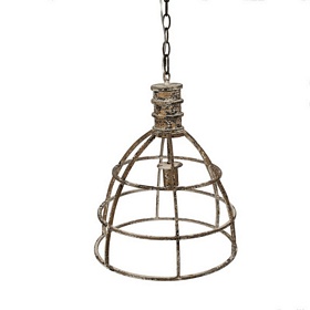 LAMPA SUFITOWA Brocante Beige Clayre & Eef