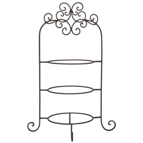 PROWANSALSKI STOJAK NA TALERZE Baroque Brown 2 Clayre & Eef