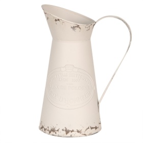 PROWANSALSKI DZBANEK METALOWY Country Style White Clayre & Eef