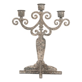FRANCUSKI ŚWIECZNIK METALOWY NA 3 ŚWIECE Rustic Style XL Clayre & Eef