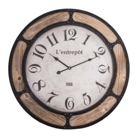 DEKORACYJNY ZEGAR ANTYCZNY Rustic Styl Entrepôt Ø 60 cm Antic Line