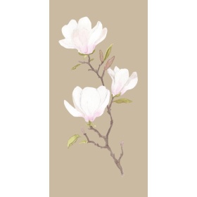 SERWETKI PAPIEROWE Z MOTYWEM GAŁĄZKI MAGNOLII 16 szt Ib Laursen