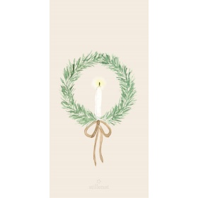 SERWETKI PAPIEROWE Wreath Candle Wianek Ze Świeczką 16 szt Ib Laursen