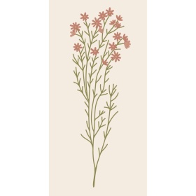SERWETKI PAPIEROWE Light Pink Flower 16 szt Ib Laursen