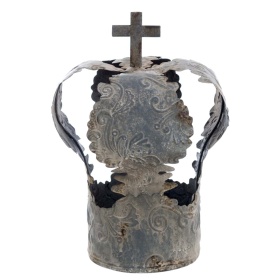 FRANCUSKI LAMPION KORONA EX VOTO COLLECTION L Rustic Blanc MariClo'