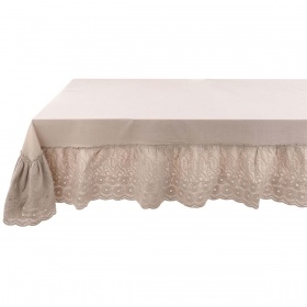 OBRUS TINTORETTO BEIGE 1 Blanc MariClo'